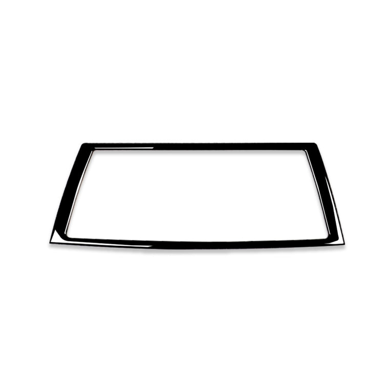 Black rectangular navigation frame sticker with inner cutout, front view