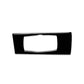 Black rectangular decorative sticker with centered rounded cutout for headlight switch
