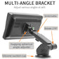 Adjustable car mount bracket with silicone suction cup for MP5 receiver