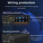 Car MP5 player stereo with wiring protection comparison: with protection and without protection
