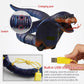 Blue cobra toy with visible control switch and charging jack on the side panel