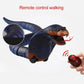 Blue cobra toy with remote egg in hand; telescoping tongue detail