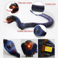 Blue remote-controlled cobra toy with flexible joints and detailed scale texture