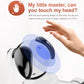 Yellow robot dog toy head with touch sensor glow
