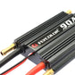 Black Flycolor 90A speed controller side view with logo and black/red wires