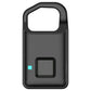 Anytek smart fingerprint padlock, black faceplate with fingerprint sensor window