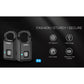 Anytek smart fingerprint padlock set, black bodies with fingerprint sensor area and P4 badge
