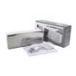 LED mirror alarm clock with cables and instruction papers, boxed for sale