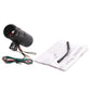 Black LED tachometer shift light with multi-color wires and instruction sheet