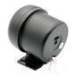 3.75-inch 12V car tachometer rear view with wiring port and black base mount