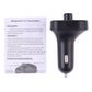 Car Bluetooth FM transmitter with plug tip and side indicator window