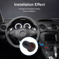Waterproof DC voltmeter and ammeter gauge module with red LED display, threaded body
