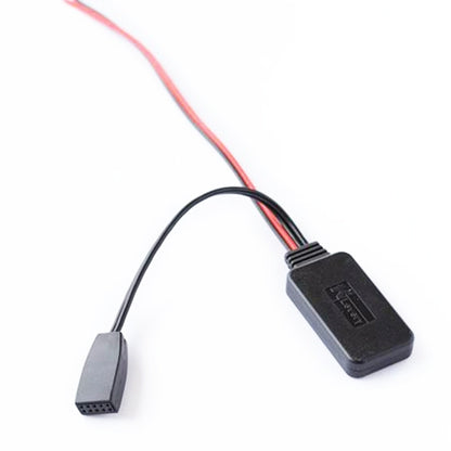 BMW E46 car Bluetooth module adapter cable with black connector and red/black wires