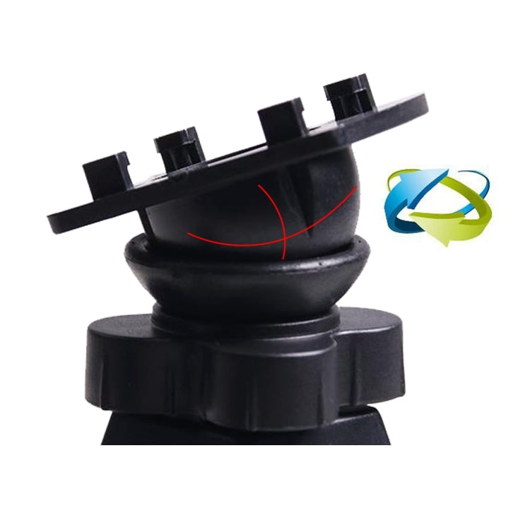 Black headrest mount base with curved channel for tablet height adjustment