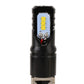 Black H1 LED fog bulb showing two yellow LED chips under a clear cover