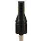 Black H1 LED fog bulb with ribbed housing and metal base, side profile