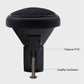Black steering wheel auxiliary booster ball base with textured top and visible hardware