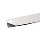 Long white-backed carbon-fiber B-pillar sticker strip with curved edge