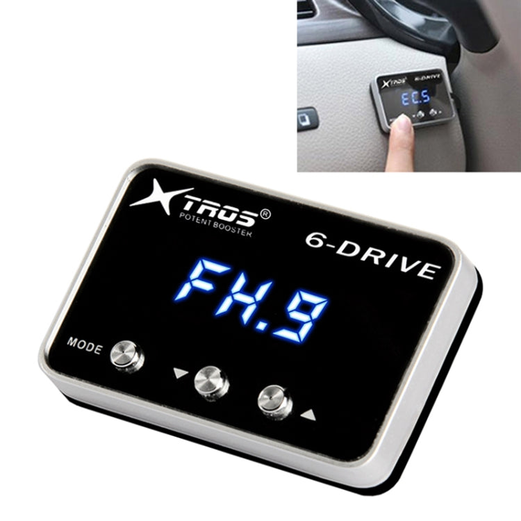 TROS 6-Drive electronic throttle controller with blue FXH.9 display and control buttons