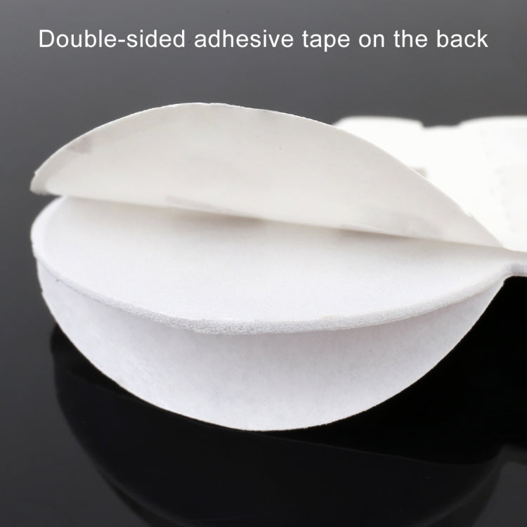 Double-sided adhesive tape backing for V8 car emblem sticker