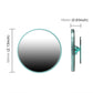 Round blind spot mirror, 54mm height and 16mm depth (side view)