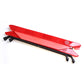 Red reflective warning triangle folded flat with black end supports