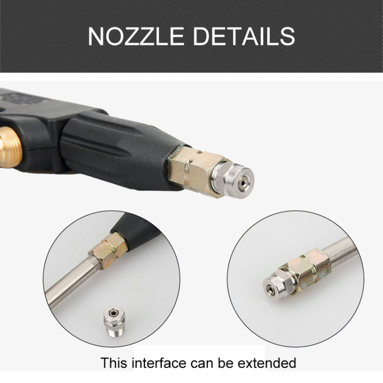Spray gun nozzle assembly with metal connector and quick attachment ports