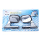 Blister package showing two chrome-and-black oval assistant mirrors