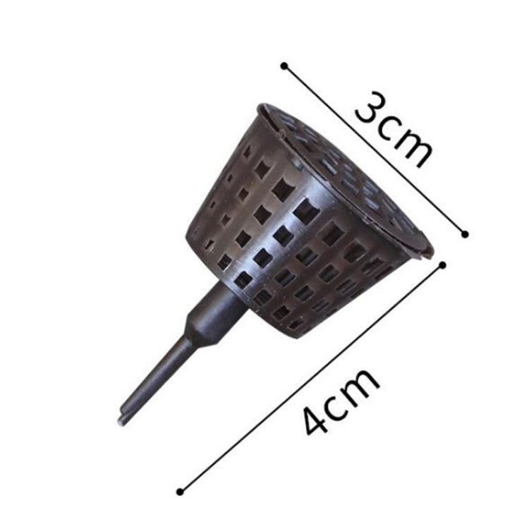 Small bonsai fertilizer box, perforated basket with cover; 3cm x 4cm