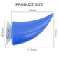 Blue devil horn suction decoration, curved horn piece with approx size markings