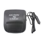 Black auto heater fan for 12V DC with power cord and DC plug