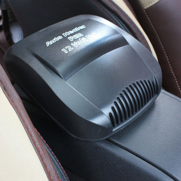 Auto heater fan unit labeled "Auto Heater Fan 12 Volt DC" with vent grille