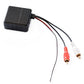 Bluetooth audio adapter module with 2RCA leads, black housing and red/white RCA connectors