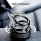 Black spiral car aromatherapy ornament with rotating coil design