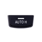 Black switch cover button with “AUTO H” text