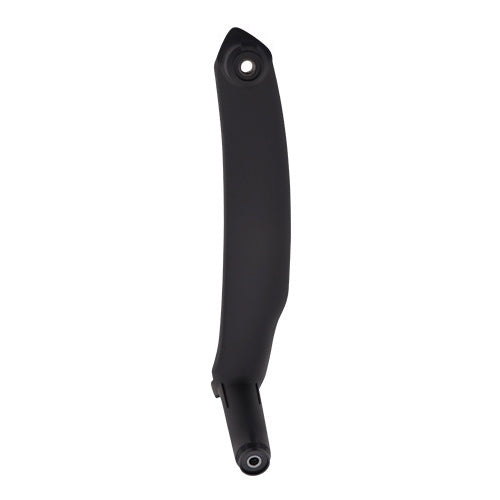 Car door armrest pull handle, black plastic with two mounting holes