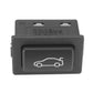 Black trunk release switch button with white car icon on the front face