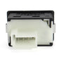Trunk release switch button assembly back view with exposed white wiring connector