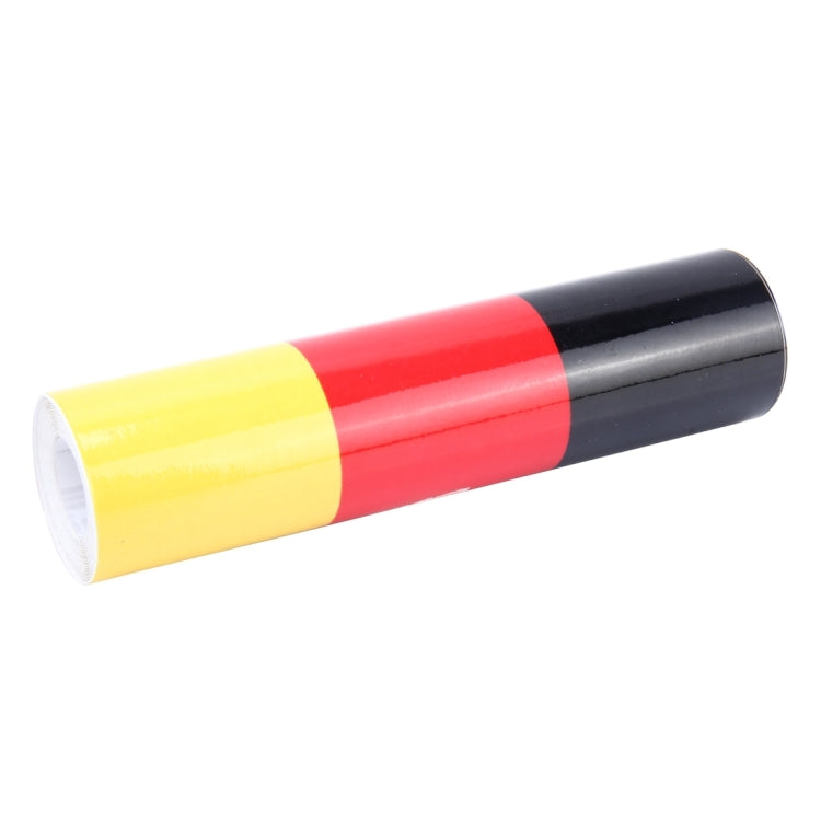 German flag car vinyl wrap sticker roll, yellow red and black horizontal stripes