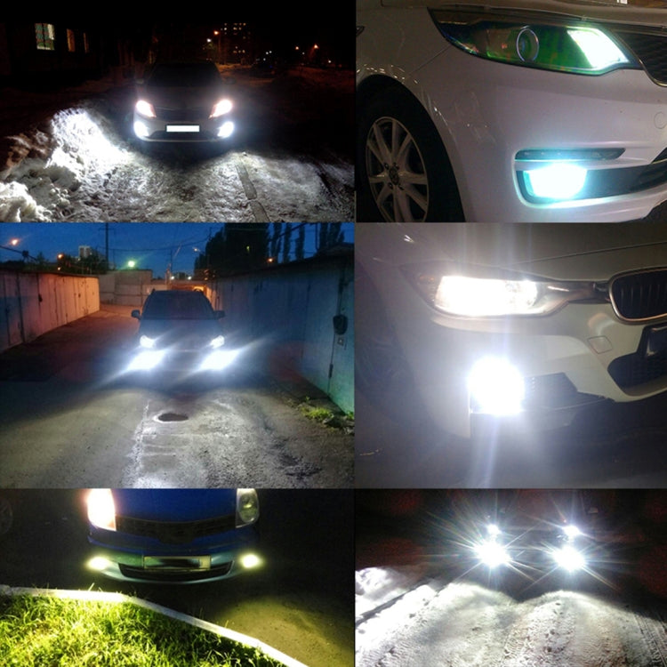 LED fog light beams on a vehicle in multiple angles using H1 bulbs