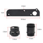 PCV delete plate dimensions diagram with adapter fitting height and width