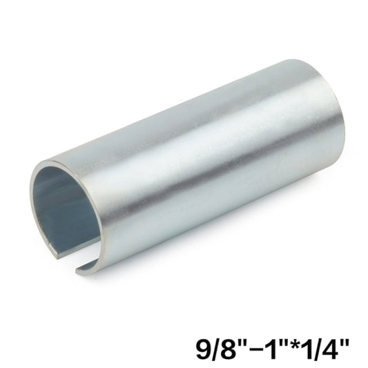 Metal crankshaft sleeve adapter with keyway, 9/8 in to 1 in fit