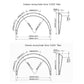 Fender flare dimensions schematic with measurements for classic and classic 70mm