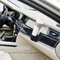 Dashboard-mounted car storage holder with bottle insert beside center console