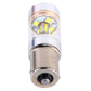 LED car light bulb front view with clear lens and multiple yellow LED chips in a grid