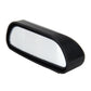 Black auxiliary rear-view mirror with wide-angle convex lens, standalone