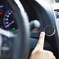 Black steering wheel Bluetooth remote controller with round button pad