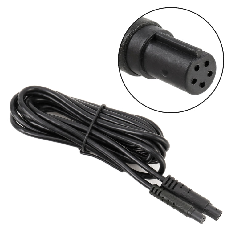 2m reversing camera extension cable with 5-pin connector plug
