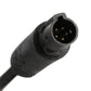 Reversing camera extension cable 5-pin female plug, close-up