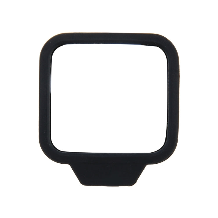 Black blind spot mirror body with open reflective window